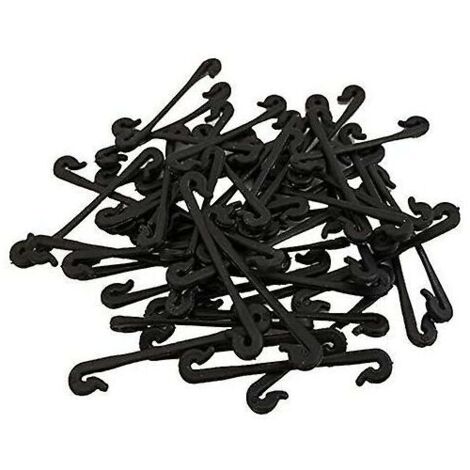 100pcs vignes Attache attachée Boucle Crochet Plante greffe de légumes Clips de la Serre agricole Fournitures