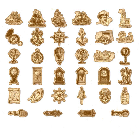 100PCS Vintage Scrapbook Stickers Easy Apply Paper Decorative Stickers for Journal Notebook Water Bottle Gifts Sail
