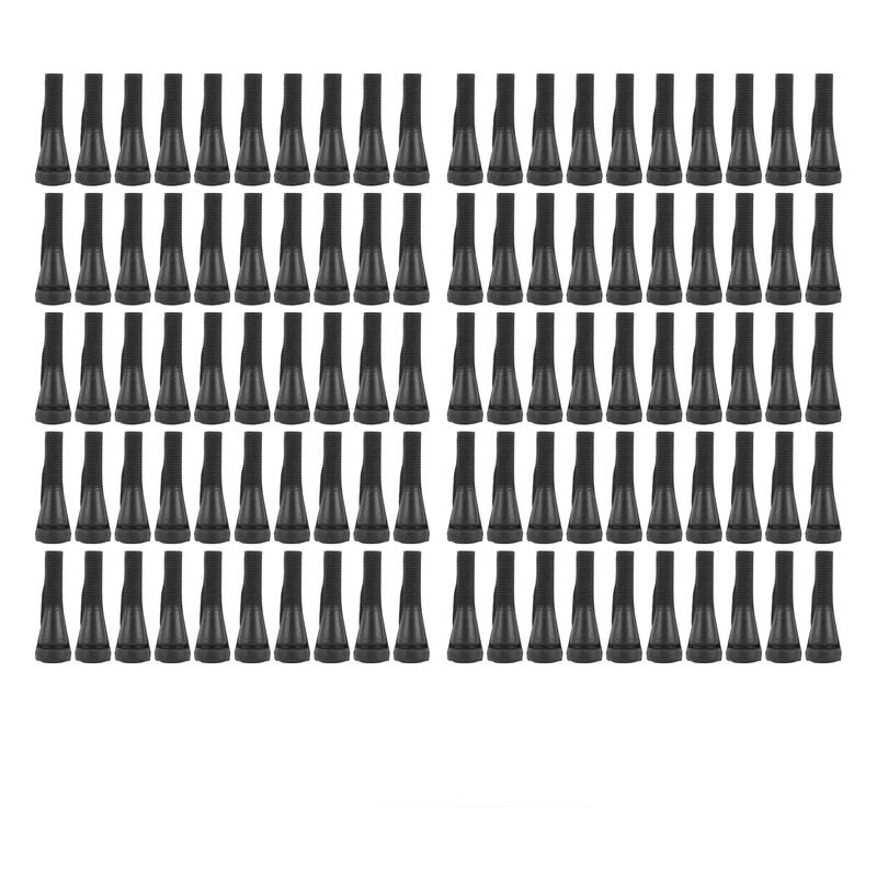 Eosnow 100PCS Volaille Plucker Machine Picker Caoutchouc pilation Bton Remplacement pour Canards Poulet OiesNoir