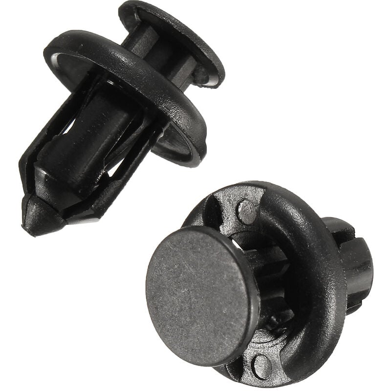 100PCS/Set 10mm Loch Kunststoff Nieten Auto Stoßstange/Fender Push Nieten Fastener Clips 10mm für honda Auto Styling | 04537365720602