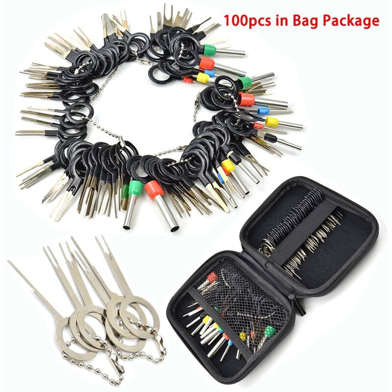 100pcs/set Puller Tool Kit Drähte Pin Extractor Automotive Stylus Werkzeug Set Auto Terminals Entfernung Auto DisassemblyTooling,100pcs | 04537365537088 100pcs/set Puller Tool Kit Drähte Pin Extractor Automotive Stylus Werkzeug Set Auto Terminals Entfernung Auto DisassemblyTooling,100pcs | 04537365537088