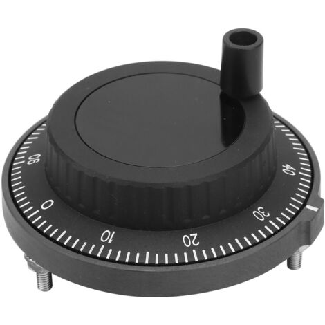 100PPR manueller Drehgeber, 80mm 5V CNC-Handrad, 6-poliger Kunststoff-Impulsgenerator für Fräsmaschinen und Drehmaschinen