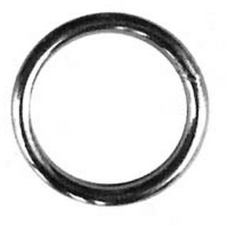 100PZ ANELLO IN ACCIAIO ZINCATO  - n°19 filo ø mm.4 - ø mm.25 interno