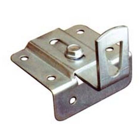100PZ ATTACCAGLIE REGOLABILI CON ASOLA PER BARRA APPENDIPENSILI - mm.45x55