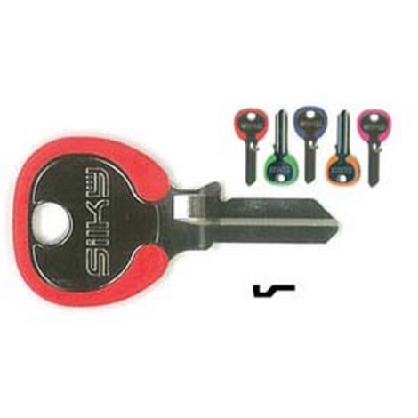 100PZ CHIAVI CILINDRI VIRO 4 SPINE PICCOLE VI084DZ VI084DZ DX silky 5 colori