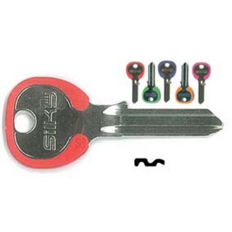 100PZ chiavi per cilindri  5 spine grandi cs119dz - cs119dz dx silky 4 colori assortiti