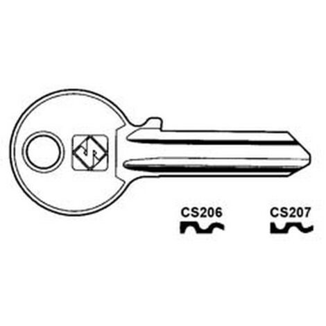 100PZ CHIAVI PER CILINDRI CISA 5 SPINE GRANDI - CS206 DX