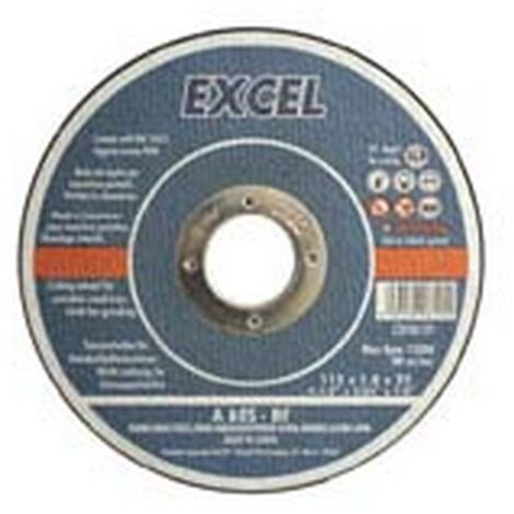 100PZ DISCHI TAGLIO SOTTILE CENTRO PIANO FERRO/INOX  MM.115  mm115x1,0 foro