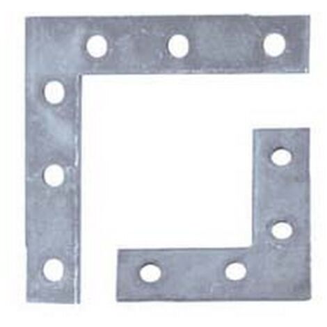 100PZ LASTRINA DI RINFORZO ACCIAIO ZINCATO - mm.40x12