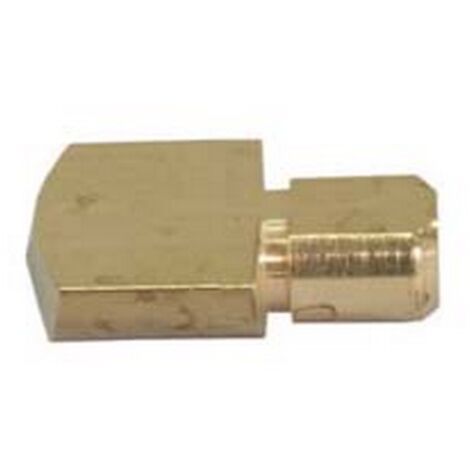100PZ MENSOLINA MEZZA TONDA IN OTTONE LUCIDO -  mm.7