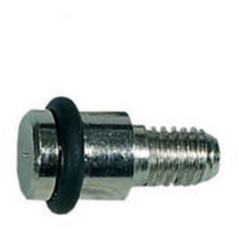 100PZ MENSOLINA REGGIPIANO TONDA FILETTATA CON GOMMINO -  mm.8 con filetto  mm.5 MA in ottone nichelato