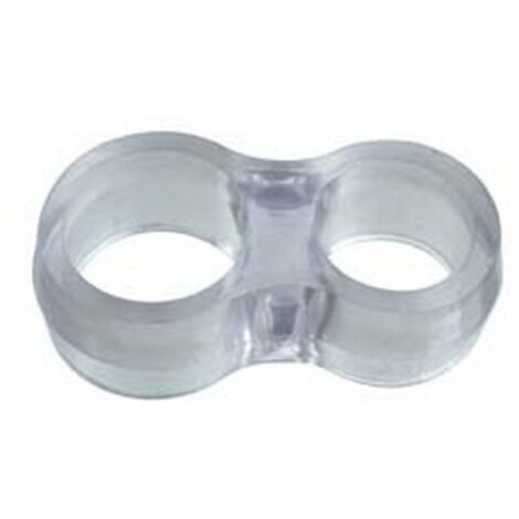 100PZ PARACOLPI ANTIURTO DOPPIO PER MANIGLIA - mm.47x25