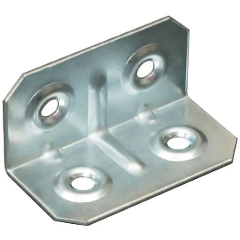 100PZ PIASTRINA DI GIUNZIONE AD ANGOLO mm 20 x 20 x 40