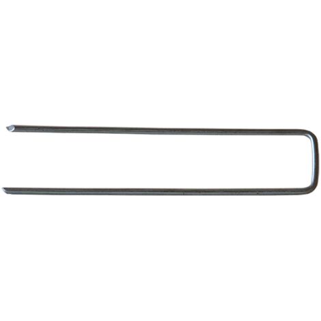 100PZ PICCHETTO FERMARETE A 'U' TESTA QUADRA