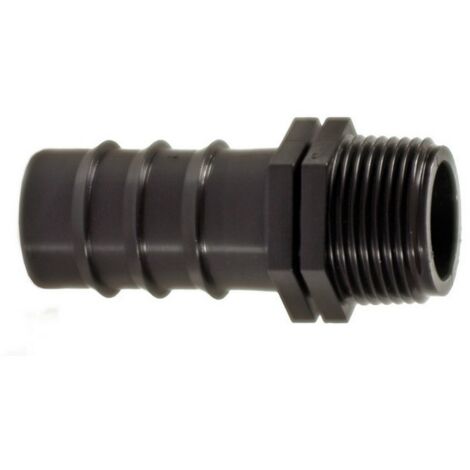 100PZ RACCORDO MASCHIO PER TUBO IN POLIETILENE  mm. 16x1/2