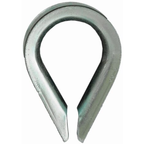 100PZ REDANCE PER FUNE IN ACCIAIO ZINCATO  mm. 4
