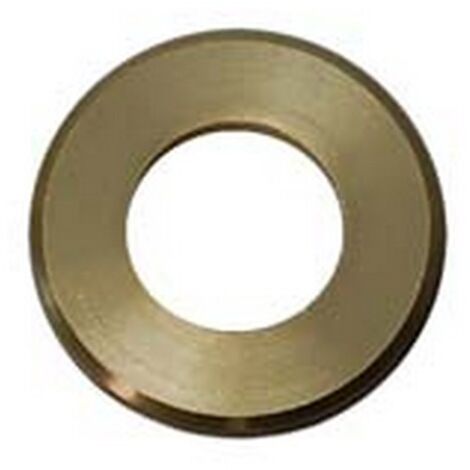 100PZ RONDELLE PIANE IN OTTONE - Ø INTERNO MM.8,4 Ø ESTERNO MM. 17,0