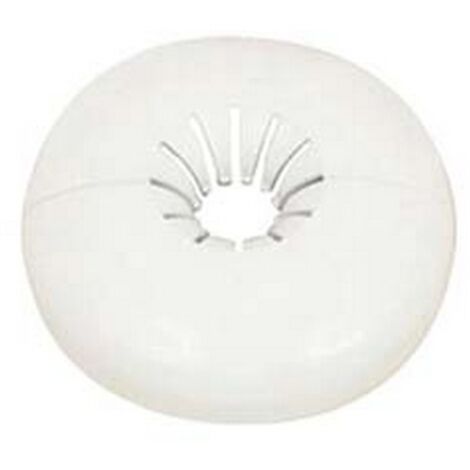 100PZ ROSETTA LUSSO UNIVERSALE APRIBILE ABS BIANCA - ø interno da mm.10 a mm.16