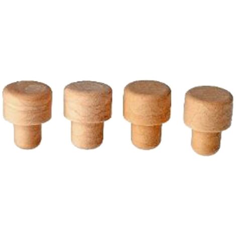 100PZ TAPPO A FUNGO SINTETICO Ø mm 19 x 20 - testa Ø mm 28x13
