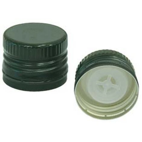 100PZ TAPPO IN METALLO PER BOTTIGLIA MARASCA MM.31,5 CON VERSATORE - mm.31,5x24h.