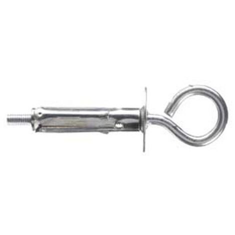 100PZ TASSELLO ACCIAIO CON OCCHIOLO CHIUSO T61/OC - ø mm.9x40