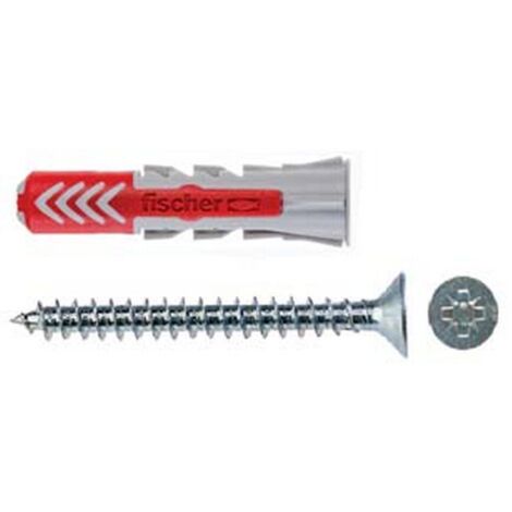 100PZ TASSELLO BI MATERIAL CON VITE "DUOPOWER" - ø mm.6x30