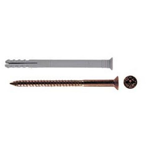100PZ TASSELLO IN NYLON CON VITE CHIODO "N" - ø mm.4x35