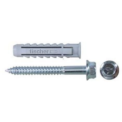 100PZ TASSELLO IN NYLON CON VITE MORDENTE "SX-BM" - SX10 BM  ø mm.10x50 vite mm.7