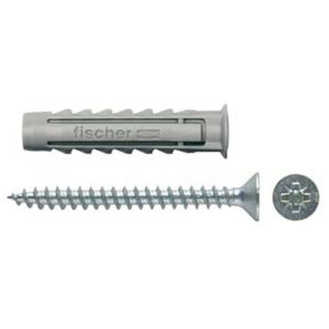 100PZ TASSELLO IN NYLON CON VITE "SX-S" - ø mm.6x30 vite mm.4,5x40
