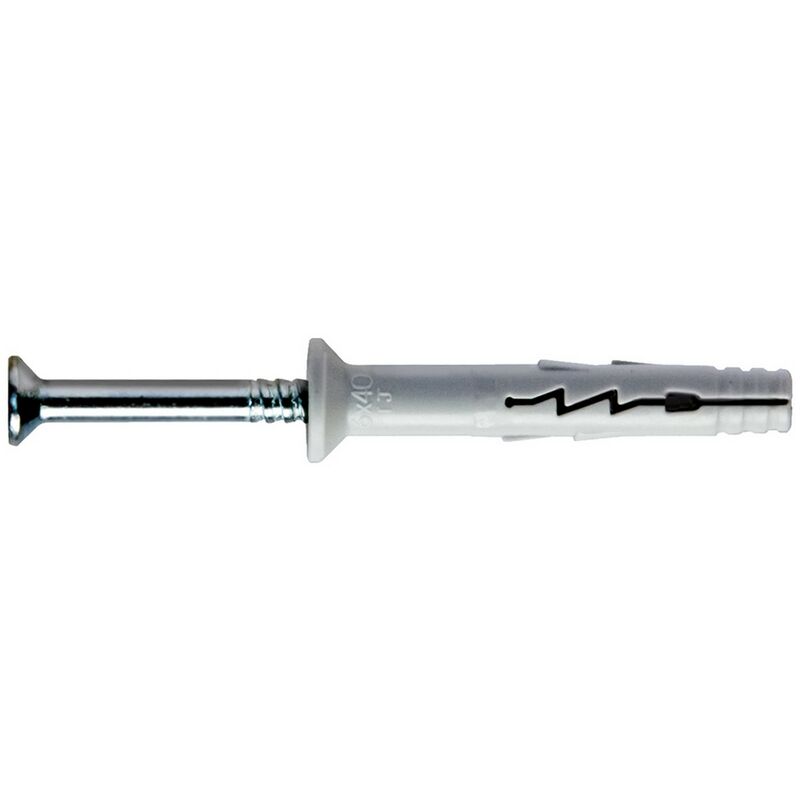 Image of GEB - 100PZ tassello nylon 'turbo jet' TJ6-32SV 6 x 32 - vite 3,8 x 37