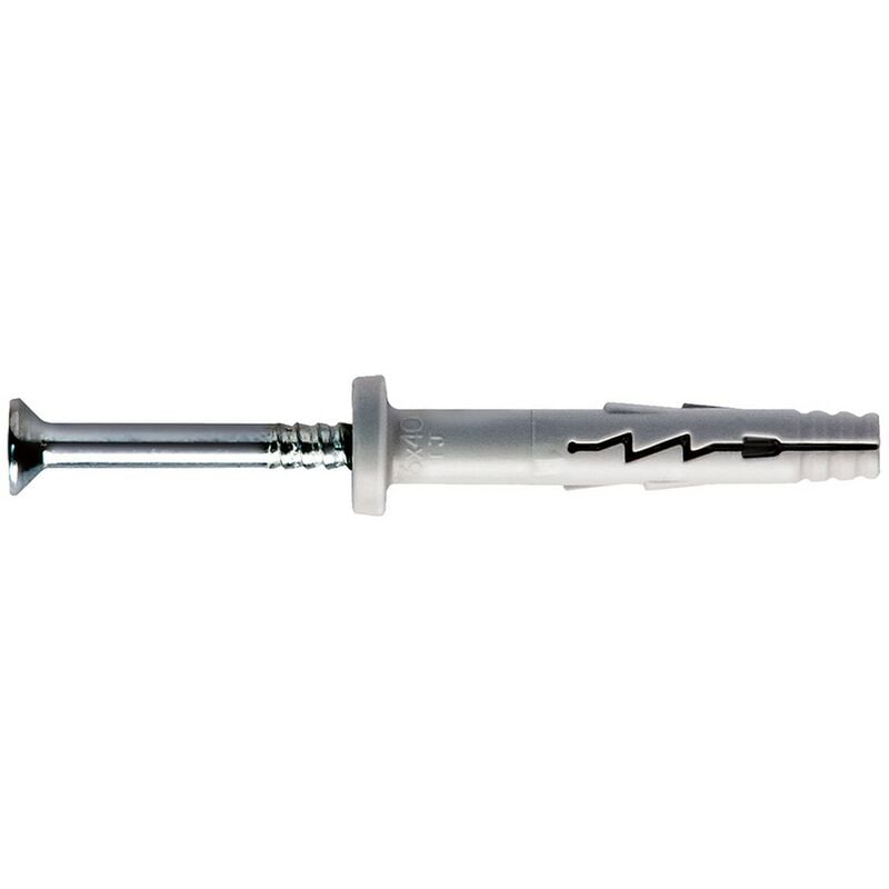 100pz Tassello Nylon 'Turbo Jet' Tj6-55v 6 X 55