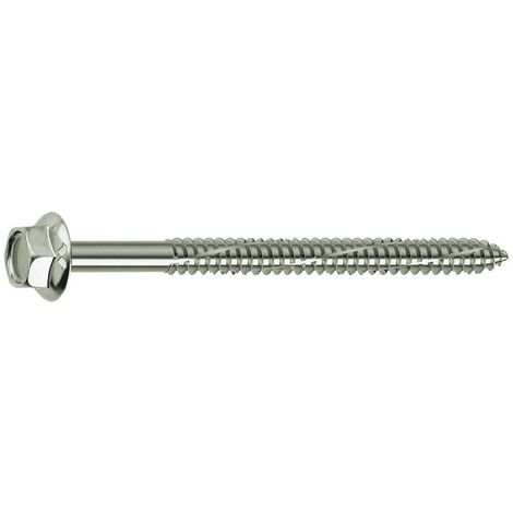 100PZ TIRAFONDO AUTOFILETTANTE PER FERRO '592' mm 6,3 x 100