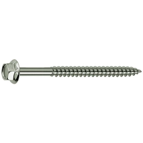 100PZ TIRAFONDO PER LEGNO '811' mm 6,5 x 140