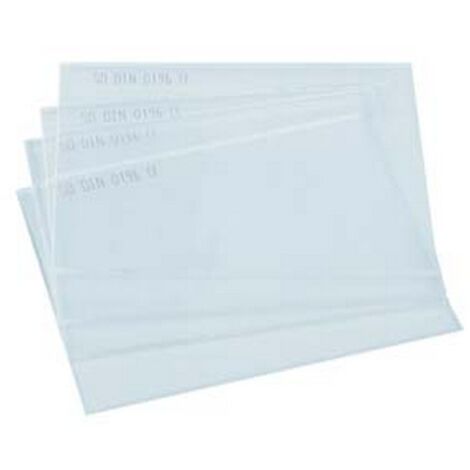100PZ VETRI PER MASCHERE DI PROTEZIONE TRASPARENTI - mm.75x98
