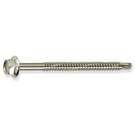 100PZ VITE TIRAFONDI PER METALLO AUTOPERFORANTE KOVERVIT DX CHROMITING - ø mm.6,3