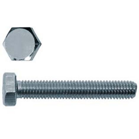 100PZ VITI PER METALLO 8.8 TESTA ESAGONALE INTERAMENTE FILETTATE - ø mm.10x70