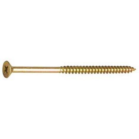 100PZ VITI TRUCIOLARE TSP CAVA PZ PARZ. FILETTATA ACCIAIO ZINCATO GIALLO mm6x140