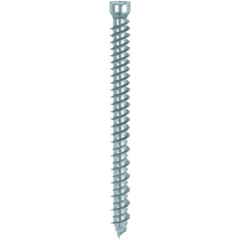 100PZ VITI X CALCESTRUZZO T.CILINDRO ZINCATO MM.7,5X 72