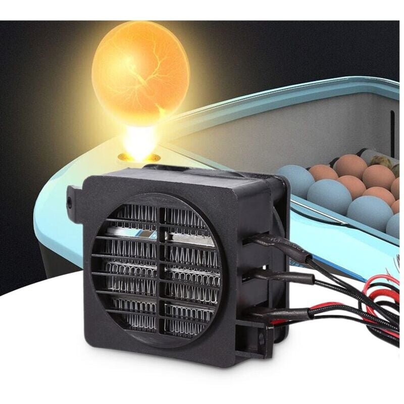 SNQ - 100W 12V ptc Car Air Heater,Mini Chauffage Portable avec Fonction Thermostat Automatique d'économie d'énergie pour Voiture Petit Espace Bureau