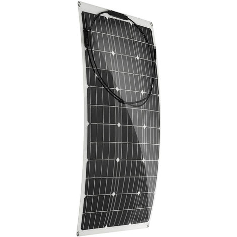 100W 18V Panneau solaire monocristallin flexible pour camping voiture bateau