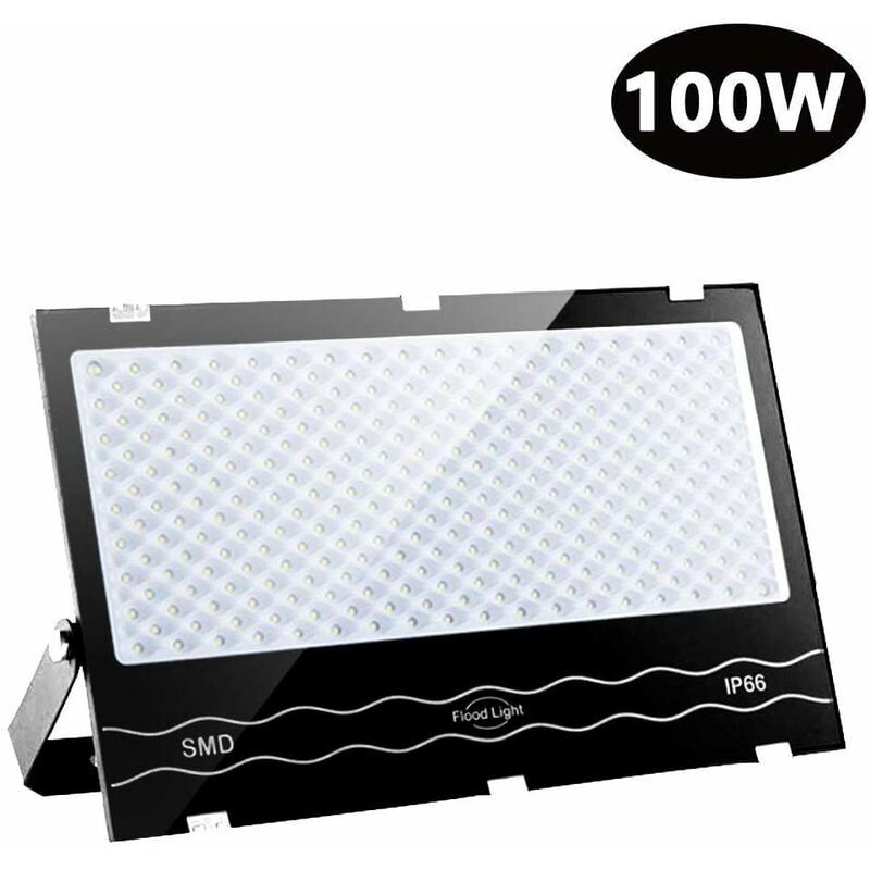 100W 6500K projet économique led lumière crue super étanche parc extérieur épaissie coque en aluminium lumière crue,pour l'éclairage intérieur et