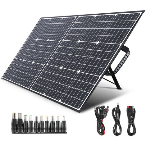100W Faltbares Solarpanel Solarladegerät Monokristallines Swarey tragbares Solarmodul für Outdoor Tragbare Stromzeuger