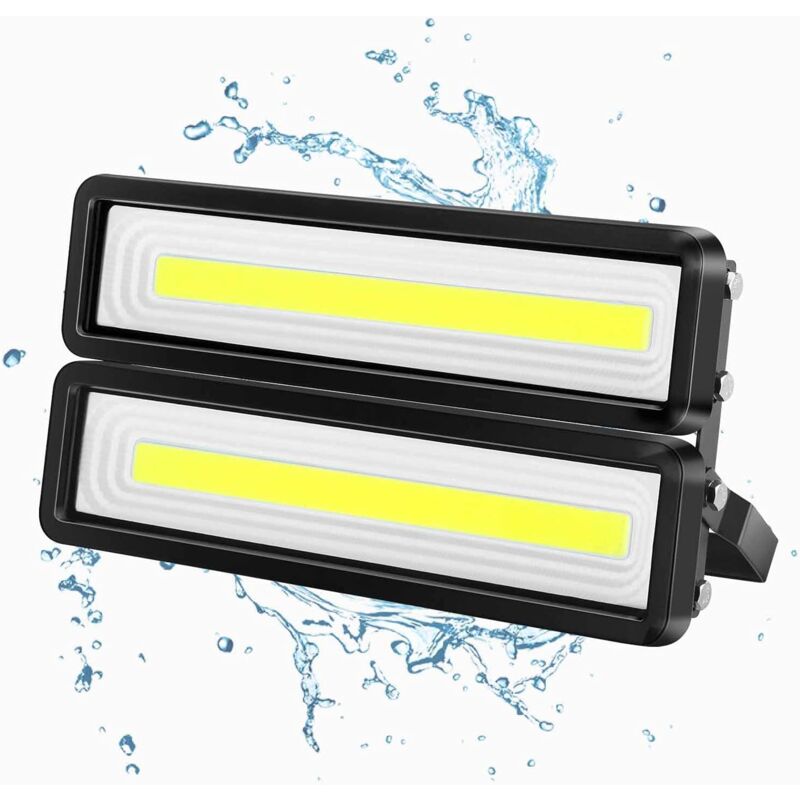 Image of 100W LED-Flutlicht für den Außenbereich - IP65 - 10000LM - Kaltweiß 6500K - Garten