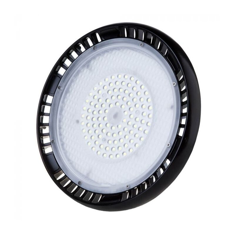 Image of V-TAC Campana UFO cappellone Industriale LED SMD 100W Driver MeanWell 90° 6400K IP44 Dimmerabile ( 0-10V ) - 5588