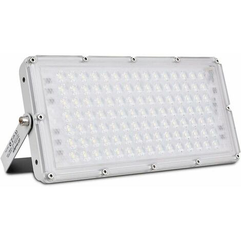 100W Led Outdoor Floodlight, Super Bright Cool White 6500K-10000LM Led Floodlight, IP65 Waterproof Floodlight, for Garden, Garage, Sports Field [Energy Class F]