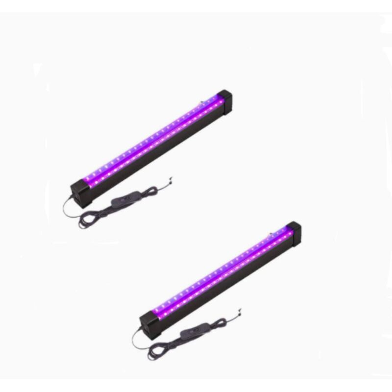 100W Projecteur Lumiere Noire, Lumiere UV, Etanche IP66, Lumière Noire avec Prise, Pour Halloween, Noël, Body Painting, Affiche Fluorescente, Soirées