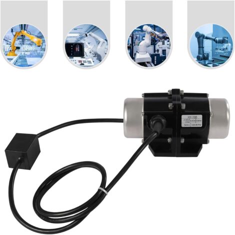 100W Single Phase Concrete Vibrator Motor 220V 3600RPM Aluminum Alloy 1.5M Cable IP65 Rated