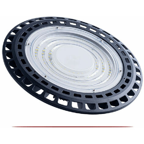 100W - UFO LED Plafonnier Lampe Bay Lampe Atelier industriel Warehouse Gym Light IP67 (Noir, 100W)