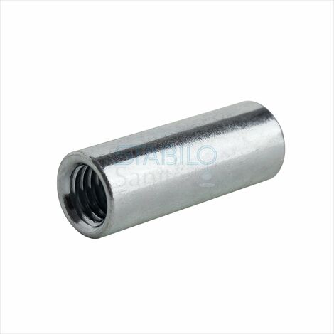 100x Gewindemuffen M10 x 30 mm Gewindeverbinder Verbindungsmuffen Distanzmuffen