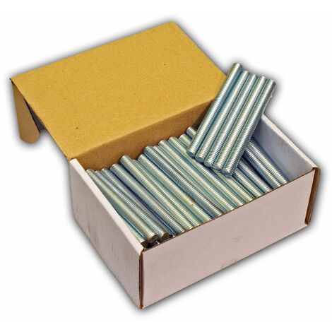 100x Gewindestifte M8x60mm Gewindestab Gewindestift Gewindebolzen